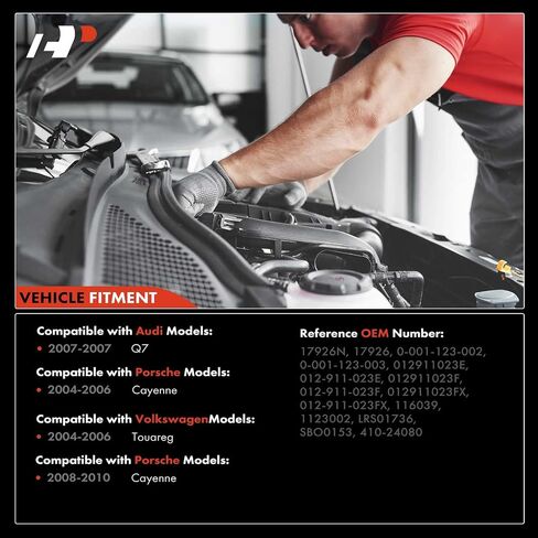 A-Premium Starter Motor Compatible with Audi Q7 2007 & Volkswagen Touareg 2004-2006 & Porsche Cayenne 2004-2006 2008-2010, 3.2L 3.6L 4.2L, 12V 1.7KW 9 Teeth Clockwise, Replace# 410-24080 in Saudi Arabia