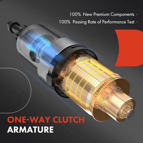A-Premium Starter Motor Compatible with Audi Q7 2007 & Volkswagen Touareg 2004-2006 & Porsche Cayenne 2004-2006 2008-2010, 3.2L 3.6L 4.2L, 12V 1.7KW 9 Teeth Clockwise, Replace# 410-24080 in Saudi Arabia