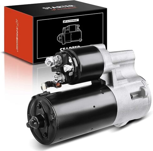 A-Premium Starter Motor Compatible with Audi Q7 2007 & Volkswagen Touareg 2004-2006 & Porsche Cayenne 2004-2006 2008-2010, 3.2L 3.6L 4.2L, 12V 1.7KW 9 Teeth Clockwise, Replace# 410-24080 in Saudi Arabia