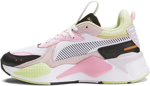 حذاء رياضي PUMA للأطفال البنات Rs-X Bouquet برباط كاجوال - وردي، أبيض - مقاس 6.5 M in Saudi Arabia