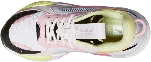 حذاء رياضي PUMA للأطفال البنات Rs-X Bouquet برباط كاجوال - وردي، أبيض - مقاس 6.5 M in Saudi Arabia
