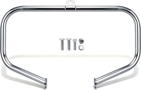 MoKitDora Softail Engine Guard Highway Crash Bar 1.25 سم سمين لـ Harley 2000-2017 FL Heritage Softail Classic Deluxe Fat Boy FLSTF نماذج، كروم in Kuwait