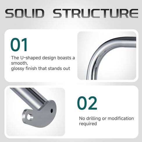 MoKitDora Softail Engine Guard Highway Crash Bar 1.25 سم سمين لـ Harley 2000-2017 FL Heritage Softail Classic Deluxe Fat Boy FLSTF نماذج، كروم in Kuwait