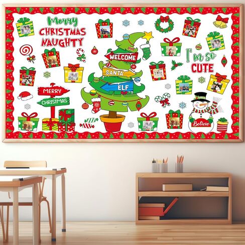 79 PCS Winter Bulletin Board - Snowman Bulletin Decorations DIY Snowman Photo Wall Winter Classroom Decoration in Kuwait