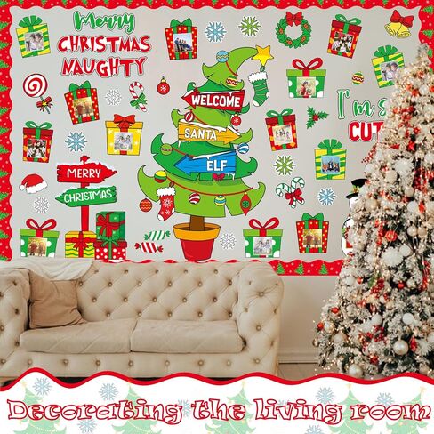 79 PCS Winter Bulletin Board - Snowman Bulletin Decorations DIY Snowman Photo Wall Winter Classroom Decoration in Kuwait