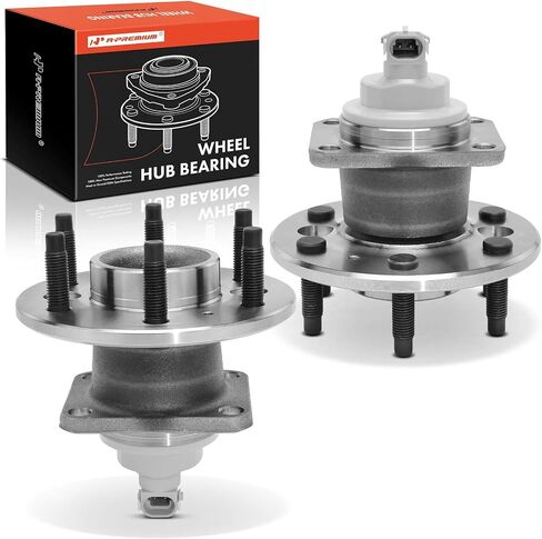 A-Premium 2 x Rear Wheel Bearing and Hub Assembly with ABS & 6-Lug Compatible with Chevy Uplander 2006-2009 & Buick Terraza 2006-2007 & Pontiac Montana 2006-2009 & Saturn Relay, FWD in Saudi Arabia