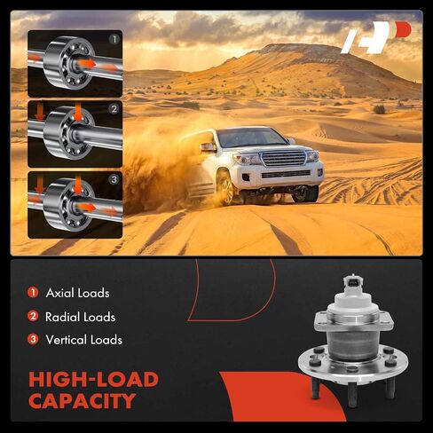 A-Premium 2 x Rear Wheel Bearing and Hub Assembly with ABS & 6-Lug Compatible with Chevy Uplander 2006-2009 & Buick Terraza 2006-2007 & Pontiac Montana 2006-2009 & Saturn Relay, FWD in Saudi Arabia