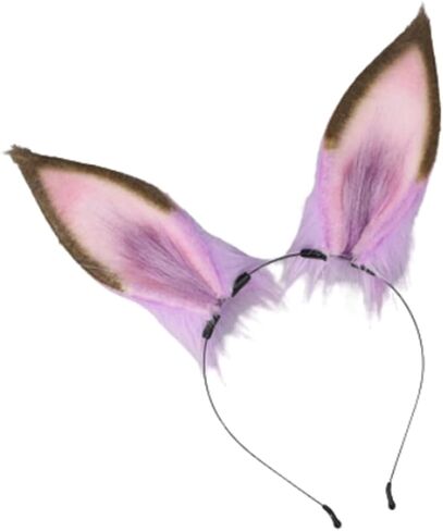 Horse Ears Headband Faux Fur Animals Ears Headwear Farm Horse Costume Hair Accessories for Cosplay Party in Saudi Arabia