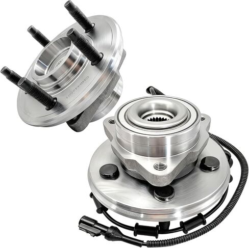 515050 Front Wheel Bearing Hub Assembly Compatible with Ford Explorer 2002-2005, for Lincoln Aviator 2003-2005, for Mercury Mountaineer 2002-2005, 5 Lug W/ABS, 2Pcs in Kuwait
