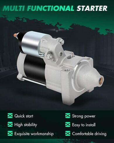 SCITOO Starter Motor fit for John Deere for Gator TX 2005-2016,for Kawasaki for Mule 600 2015,for Kawasaki for Mule 610 2015 Replacement Starter 18533,AM134946 in Saudi Arabia