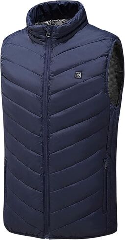 Heated Vest for Men Women Lightweight Quilted Sleeveless Heated Jacket Winter Plus Size Unisex Warm Vests Jackets in Kuwait