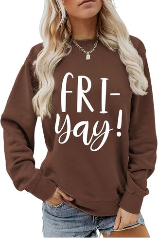 Teacher Sweatshirt for Women Happy Friyay Teacher Shirt Friday Weekend Back to School Sweatshirt in Saudi Arabia