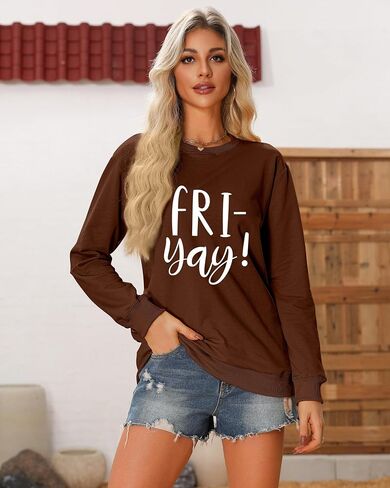Teacher Sweatshirt for Women Happy Friyay Teacher Shirt Friday Weekend Back to School Sweatshirt in Saudi Arabia