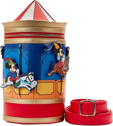 Loungefly Disney Brave Little Tailor Mickey and Minnie Mouse Carousel Crossbody Bag in Saudi Arabia