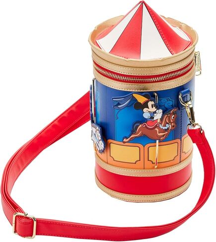 Loungefly Disney Brave Little Tailor Mickey and Minnie Mouse Carousel Crossbody Bag in Saudi Arabia