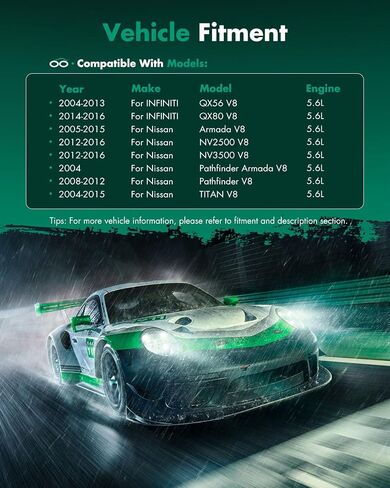 ضاغط مكيف الهواء مع قابض A C لـ 2004-2013 لـ Infiniti QX56 5.6L، 2014-2016 لـ Infiniti QX80 5.6L، 2005-2015 لـ Nissan Armada 5.6L تكييف وضاغط للهواء OE CO 10864JC in Saudi Arabia