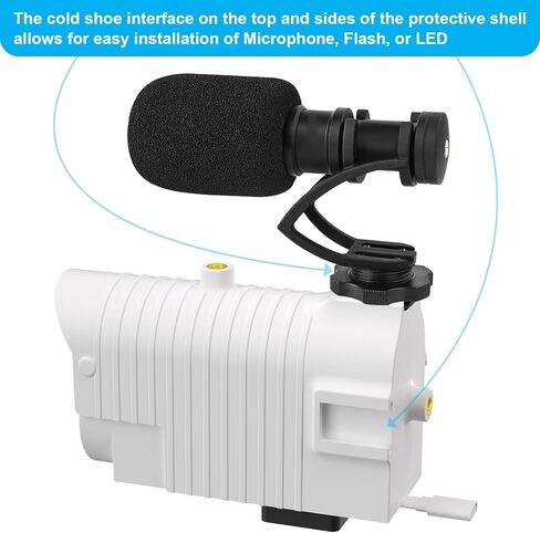 Protective Clam Cover with Fan for The Mevo Start, Avoid Exposure to Sun and rain,Mini Fan Keep Mevo Start from Overheating During Hot Outdoor Games in Kuwait