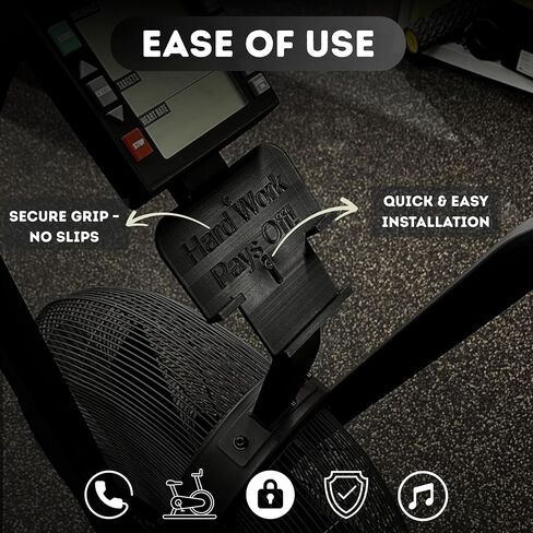 حامل هاتف Echo Bike - حامل هاتف للدراجة الهوائية | عالمي مناسب لمعظم الهواتف الذكية | سهل التركيب وقبضة آمنة | ابق على اتصال ومستمتعًا بهاتف وجهاز لوحي Echo Bike (أبيض) in Saudi Arabia