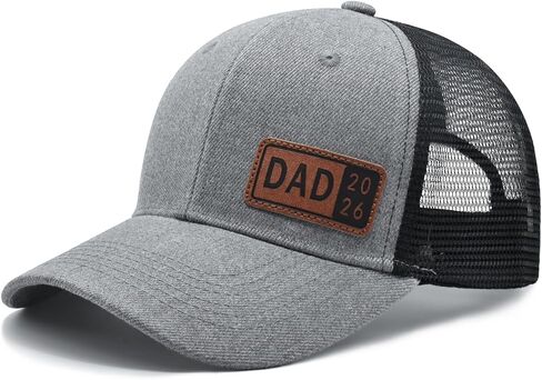 قبعة Dad Est 2026، قبعة عيد الأب الأول هدايا عيد ميلاد للأب الجديد، قبعة بيسبول لسائقي الشاحنات قابلة للتعديل in Kuwait