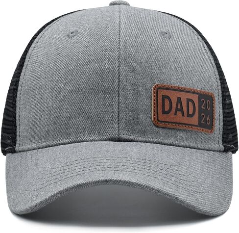 قبعة Dad Est 2026، قبعة عيد الأب الأول هدايا عيد ميلاد للأب الجديد، قبعة بيسبول لسائقي الشاحنات قابلة للتعديل in Saudi Arabia