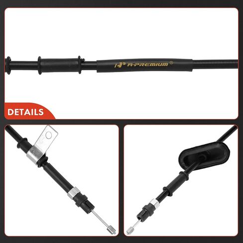 A-Premium Rear Passenger Side Parking Brake Cable Assembly Compatible with Chevrolet, Pontiac Models: Malibu 2008-2012, G6 2006-2010 - Replace# 25974277, 15925264 in Saudi Arabia