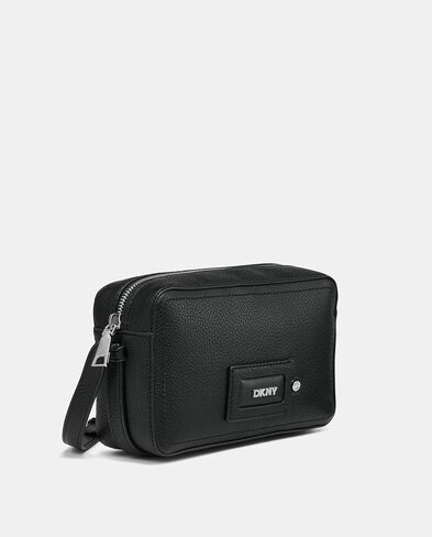 DKNY Women's Glee Camera Bag, Black/Silver, One Size in Saudi Arabia