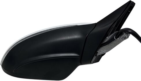 Spieg Passenger Side Mirror for 2015-2021 Volkswagen Golf, 2015-2019 GTI Power Adjustment Heated Turn Signal Painted White 6 Pins Right VW1321154 in Kuwait