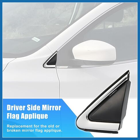 Driver Side Mirror Flag Applique for Nissan Sentra 2013-2019 LH Mirror Flag Cover Door Corner Finisher Replace 96319-3SG0A Item Replacement in Saudi Arabia