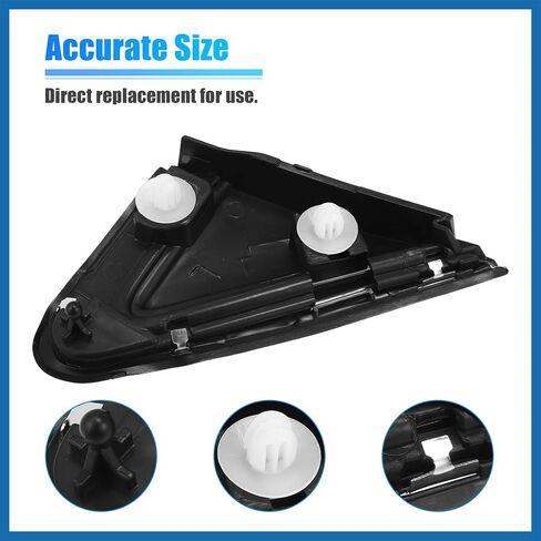 Driver Side Mirror Flag Applique for Nissan Sentra 2013-2019 LH Mirror Flag Cover Door Corner Finisher Replace 96319-3SG0A Item Replacement in Saudi Arabia