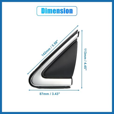 Driver Side Mirror Flag Applique for Nissan Sentra 2013-2019 LH Mirror Flag Cover Door Corner Finisher Replace 96319-3SG0A Item Replacement in Saudi Arabia
