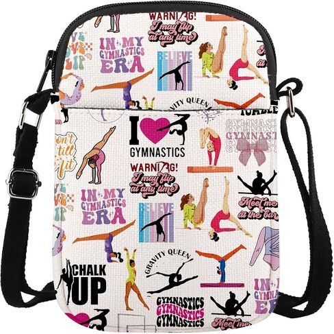 MAOFAED Gymnastic Crossbody Bag, Gymnast Gift, In My Gymnastics Era, Gymnastics Team Gift in Saudi Arabia