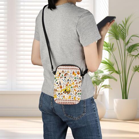 G2TUP Cartoon Lion Crossbody Bag Animated Lion Gifts Timon & Pumbaa Gift Magical Kingdom Shoulder Bag in Saudi Arabia