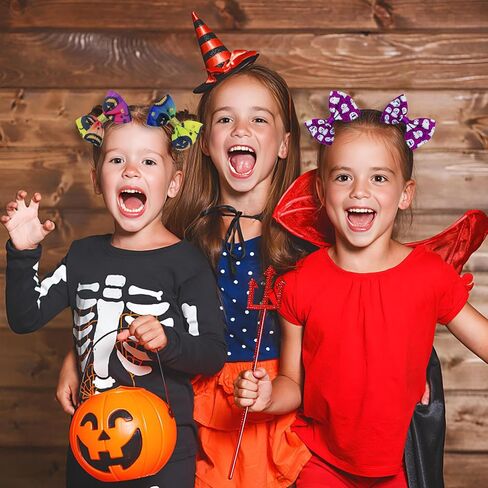 5 Pcs Christmas Hair Clips Big Bow Ribbon Hair Accessories Cute Santa Claus Reindeer Elk Hair Barrettes Holiday Headdress Hairpin for Girls Women Kids Xmas Party Cosplay Gift in Kuwait