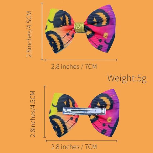 5 Pcs Christmas Hair Clips Big Bow Ribbon Hair Accessories Cute Santa Claus Reindeer Elk Hair Barrettes Holiday Headdress Hairpin for Girls Women Kids Xmas Party Cosplay Gift in Kuwait