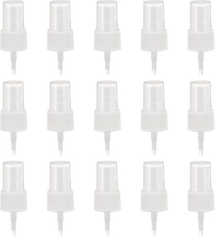 uxcell 50 Pcs Black Spray Top, 20/410 Fine Mist Sprayer Reusable Replacement Spray Bottle Pump Plastic Top for Cosmetic Perfume and Body Sprays Bottle in Saudi Arabia