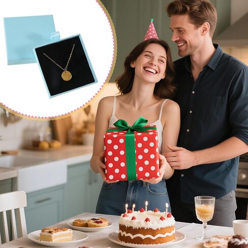 2 Pcs Square Necklace Gift Box, Bracelet Box Jewelry Gift Boxes with Lids Small Gifts Boxes for Jewelrys Pendent Storage Case for Necklace Bracelet Earrings Ring Display (Blue) in Saudi Arabia