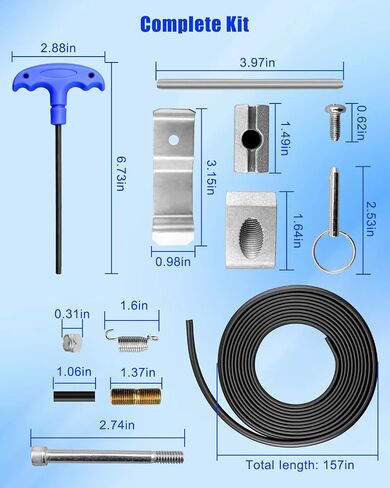 Replace 10818 Brake Tune Up Kit Fits for Tapco Maxmimum XL 10"6" Pro 14 10"6" HD Pro 14 Pro 19 Pro II Pro III and Pro 2000 12'6", Siding Brakes Parts in Saudi Arabia