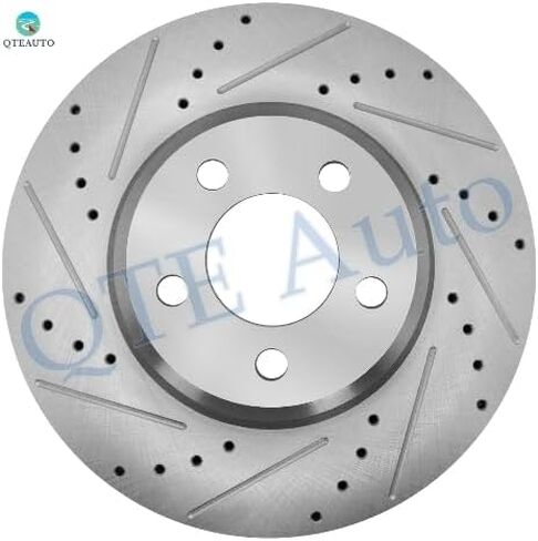 PM Auto Set of 6 Front 320mm Drilled Slotted Disc Brake Rotors-Ceramic Brake Pad kit Replacement For 2005-2020 Chrysler 300 in Saudi Arabia