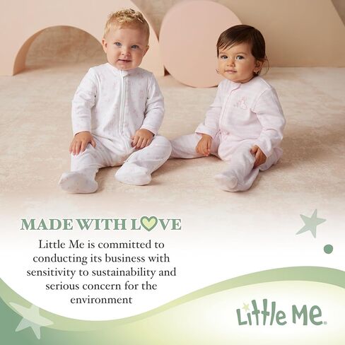 Little Me Clothes for Baby Girls' Hoodie and Pant Set, 12 Months - 4 Toddler in Kuwait