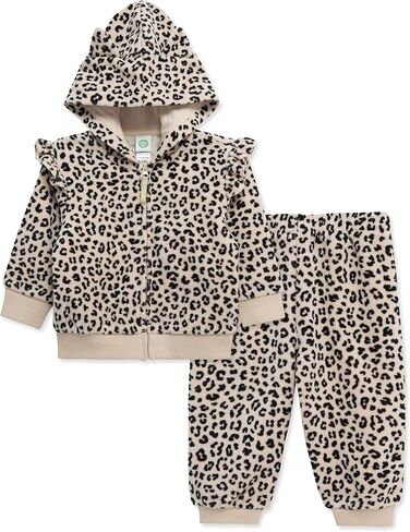 Little Me Clothes for Baby Girls' Hoodie and Pant Set, 12 Months - 4 Toddler in Kuwait