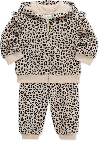 Little Me Clothes for Baby Girls' Hoodie and Pant Set, 12 Months - 4 Toddler in Kuwait