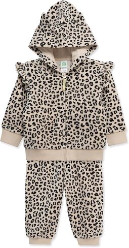 Little Me Clothes for Baby Girls' Hoodie and Pant Set, 12 Months - 4 Toddler in Kuwait