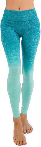 Homma Stretch Moisture Whicking Women's Ombre Yoga Pants Running Workout Leggings in Saudi Arabia
