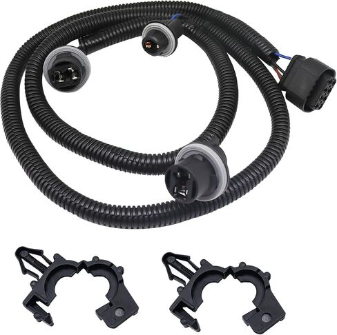 Driver Side Tail Lamp Wiring Harness Compatible with Chevrolet Silverado GMC Sierra 1500 2500 HD 3500 HD 2014 2015 Tail Light Socket Wire Harness Replace# 23141278 23431875 23141274 in Saudi Arabia