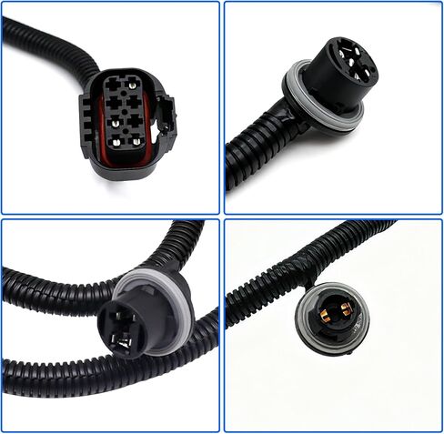 Driver Side Tail Lamp Wiring Harness Compatible with Chevrolet Silverado GMC Sierra 1500 2500 HD 3500 HD 2014 2015 Tail Light Socket Wire Harness Replace# 23141278 23431875 23141274 in Saudi Arabia