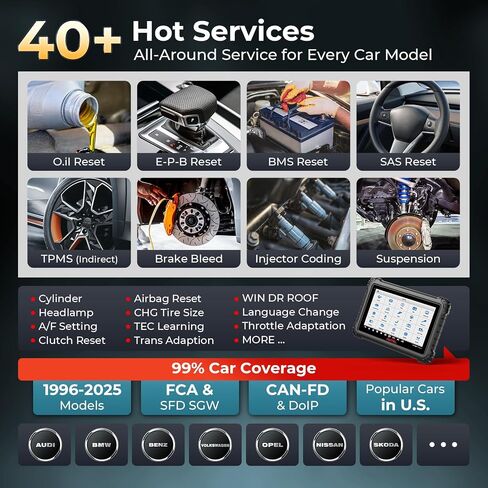 Autel Scanner MaxiPRO MP900TS, 2025 8in MP900-TS Top TPMS as MS906 Pro-TS, Up of MaxiSYS MS906 PRO MS906TS MP900BT MK900-TS, ECU Coding, 40+ Service, Bidirectional Scan tool, Auto Scan 2.0 CAN FD&DOIP in Saudi Arabia