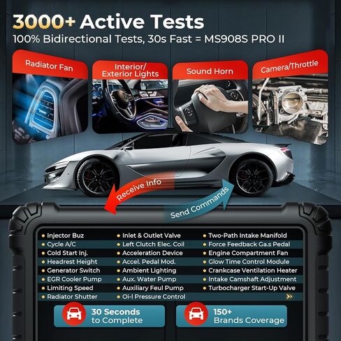 Autel Scanner MaxiPRO MP900TS, 2025 8in MP900-TS Top TPMS as MS906 Pro-TS, Up of MaxiSYS MS906 PRO MS906TS MP900BT MK900-TS, ECU Coding, 40+ Service, Bidirectional Scan tool, Auto Scan 2.0 CAN FD&DOIP in Saudi Arabia