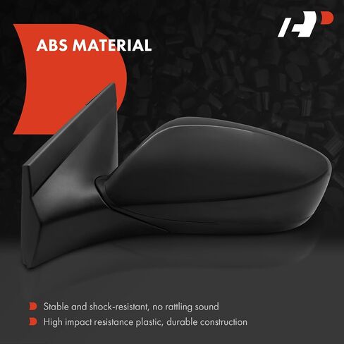 زوج A-Premium (2) مرآة باب كهربائية جانبية للسائق والراكب - متوافقة مع Kia Forte/Forte 5 2014 2015 2016 - مرآة رؤية خلفية خارجية قابلة للطي يدويًا ساخنة - استبدال # 87610A7200 in Saudi Arabia