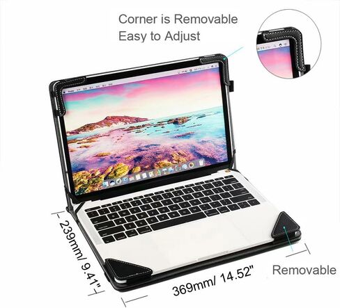 غلاف حالة الحماية متوافق مع 15 "Samsung Galaxy Book Odyssey NP762XDA/Book2 Pro 360 15"/Galaxy Book3/Galaxy Book3 Pro 15.6 Inch Protop Protetor case hard case in Kuwait