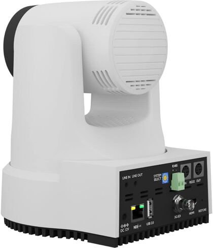 PTZOptics Move 4K SDI/HDMI/USB/IP PTZ Camera with 30x Optical Zoom (White) (PT30X-4K-WH-G3) + Lens Cleaning Kit + HDMI Cable + Ethernet Cable + Color Wire Ties in Saudi Arabia